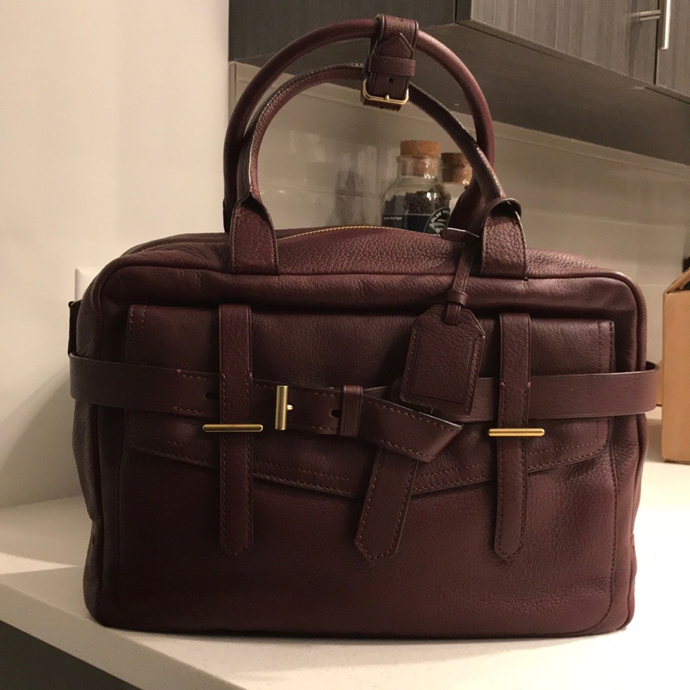 Dark Red Reed Krakoff Tote
